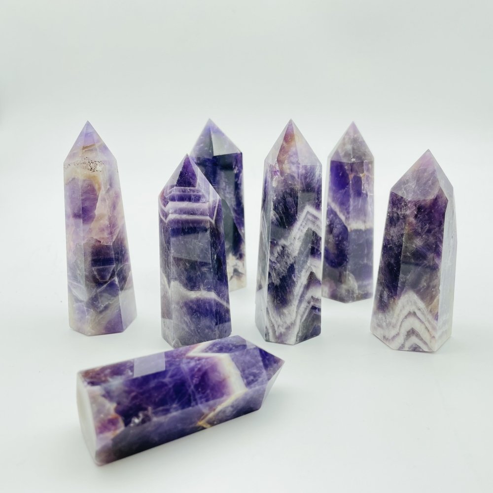 Chevron Amethyst Tower Wholesale Crystal Points -Wholesale Crystals