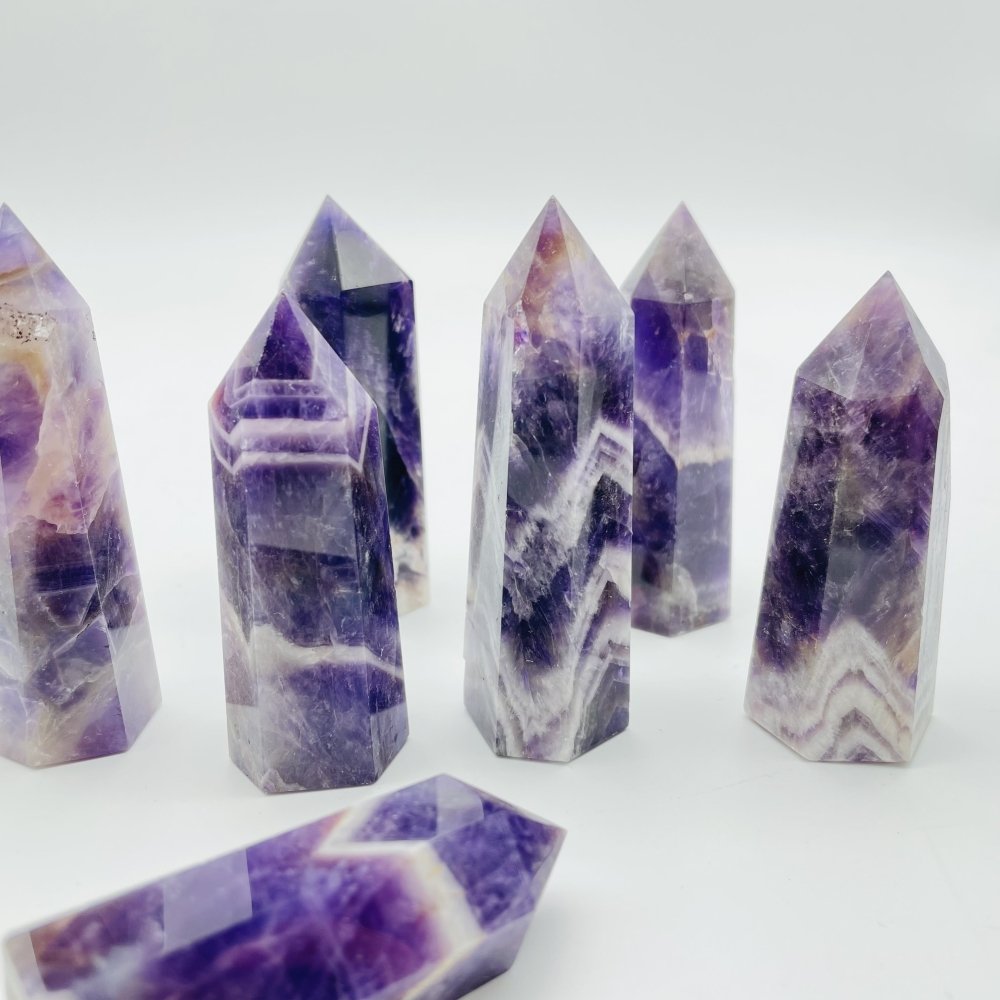Chevron Amethyst Tower Wholesale Crystal Points -Wholesale Crystals