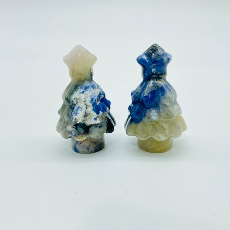 Christmas Tree Carving Wholesale Sodalite Howlite -Wholesale Crystals