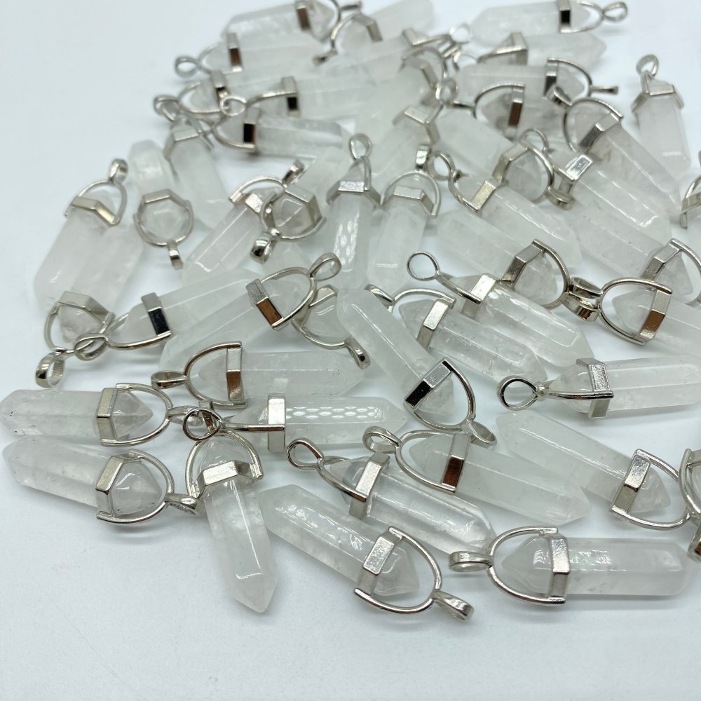 Clear Quartz Double Points Pendant Crystal Wholesale -Wholesale Crystals