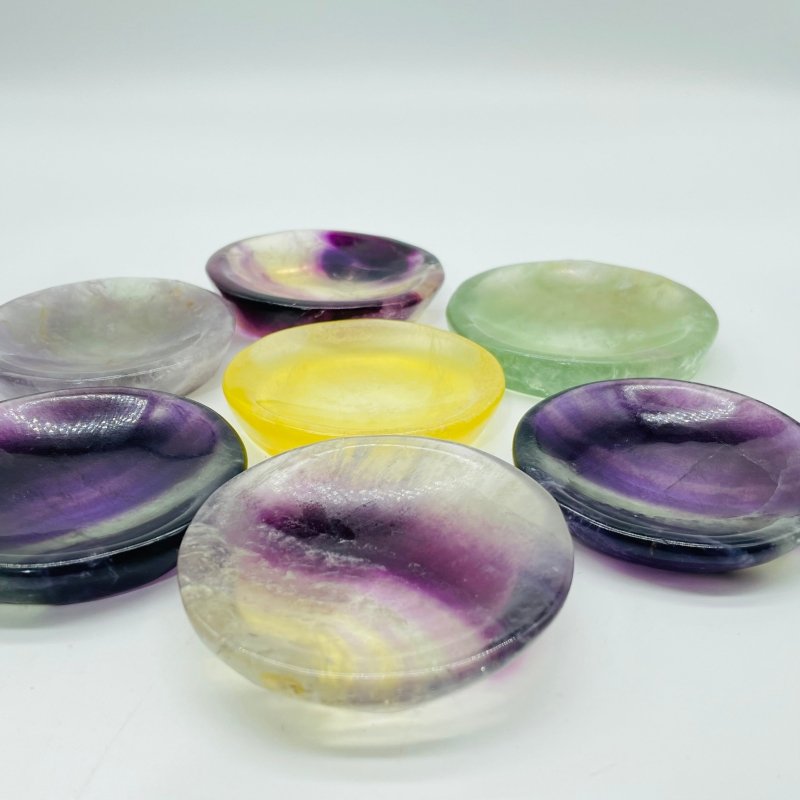 Colorful Fluorite Shallow Bowl Wholesale -Wholesale Crystals