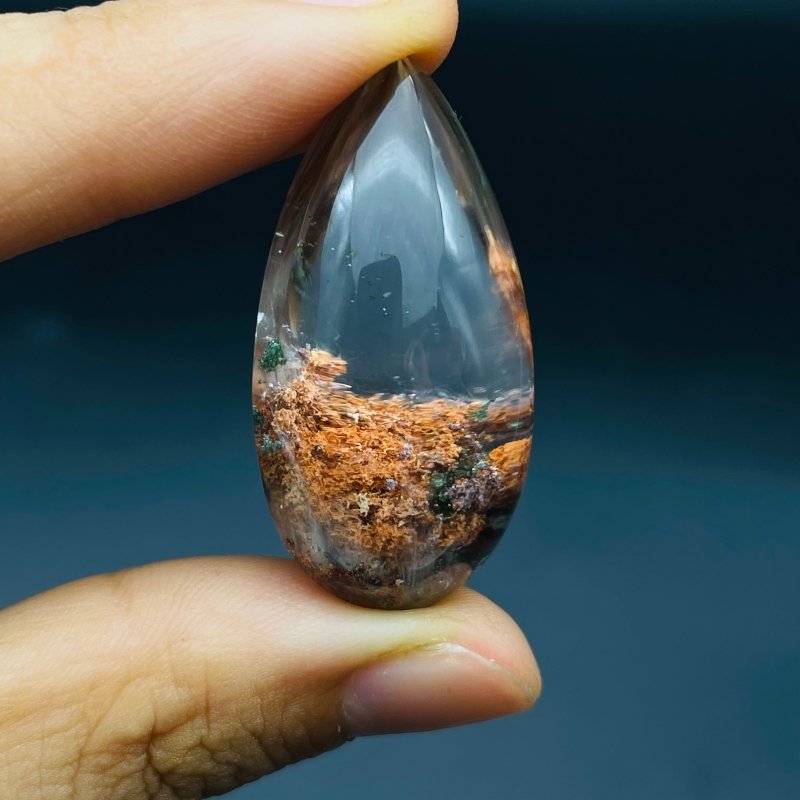 Colorful Garden Quartz Beautiful Teardrop DIY Pendant -Wholesale Crystals