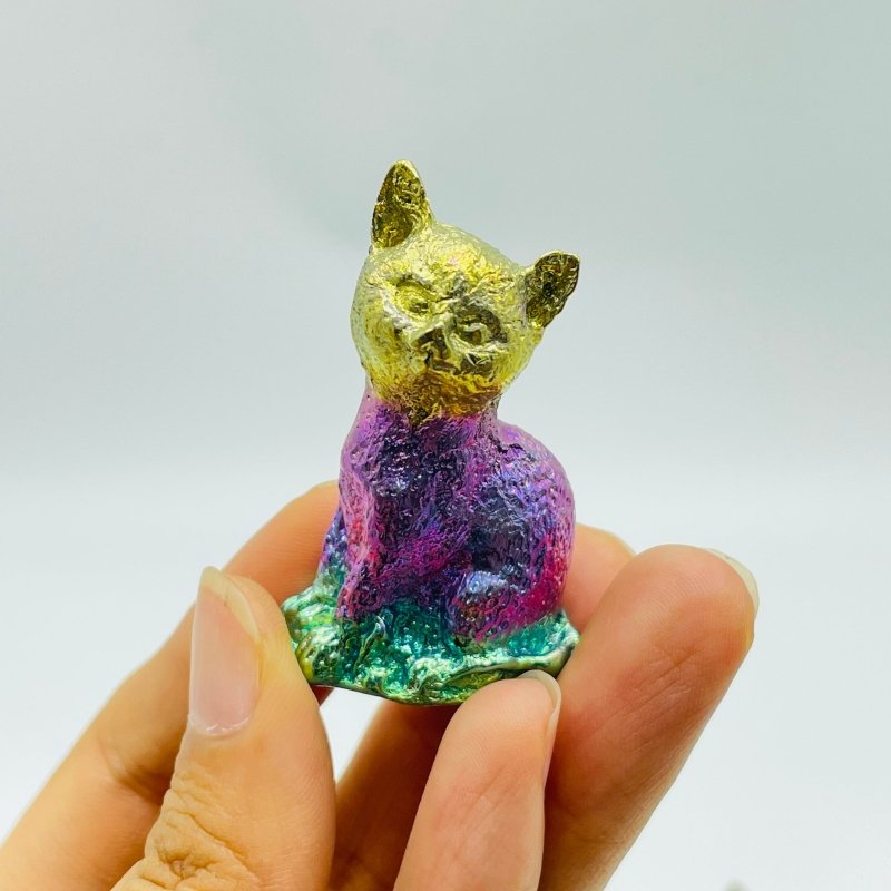 Colourful Bismuth Lucky Cat Wholesale -Wholesale Crystals
