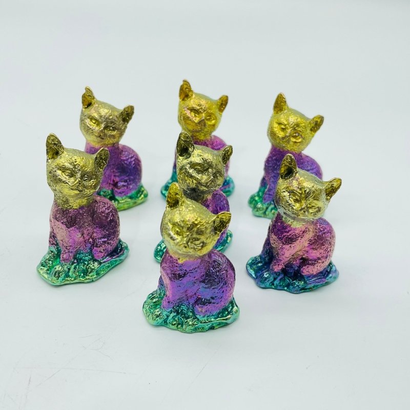 Colourful Bismuth Lucky Cat Wholesale -Wholesale Crystals