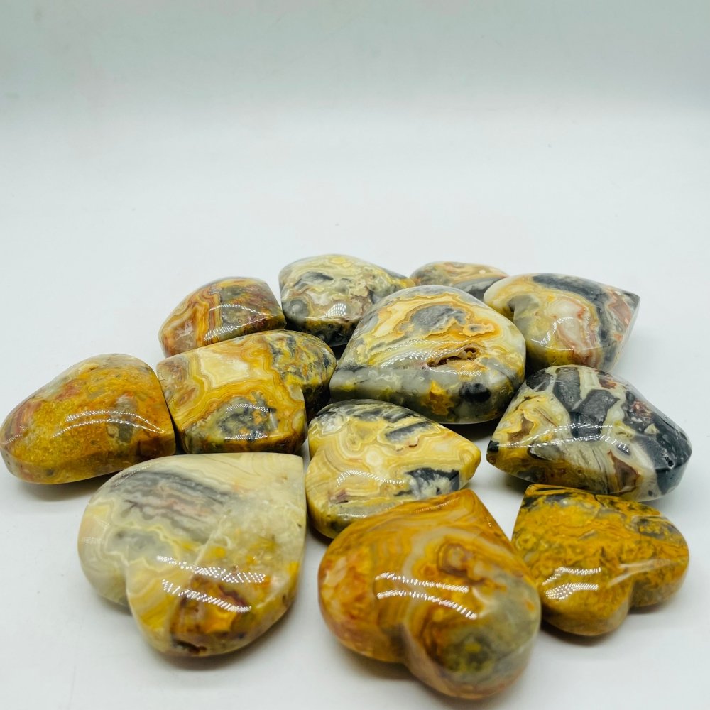 Crazy Agate Heart Wholesale -Wholesale Crystals