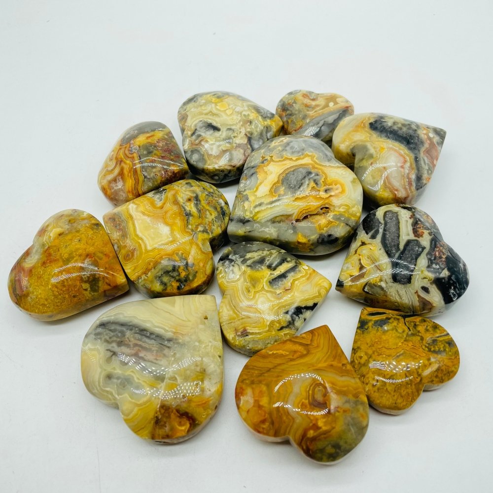 Crazy Agate Heart Wholesale -Wholesale Crystals