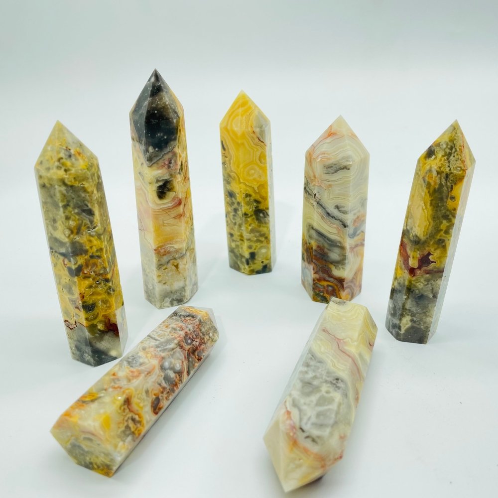 Crazy Agate Tower Point Wholesale -Wholesale Crystals