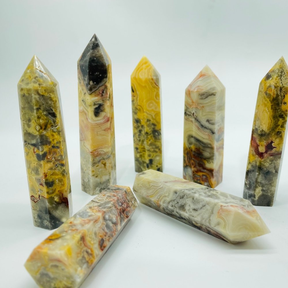 Crazy Agate Tower Point Wholesale -Wholesale Crystals