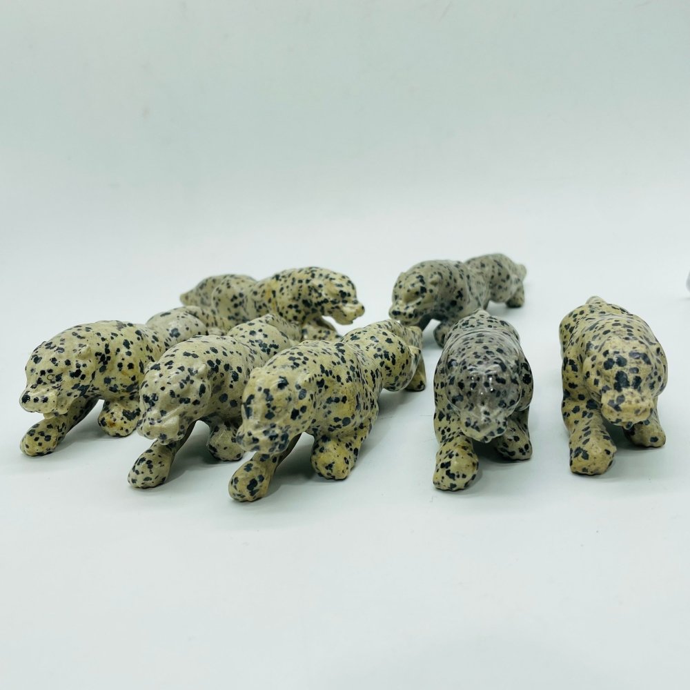 Dalmatian Jaguar Panthera Onca Carving Wholesale -Wholesale Crystals