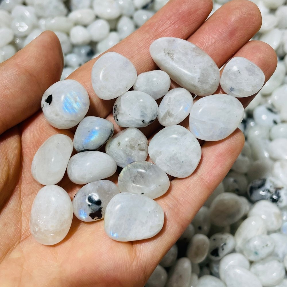 0.4-0.8in Blue Moonstone Stone Small Tumbled Wholesale -Wholesale Crystals