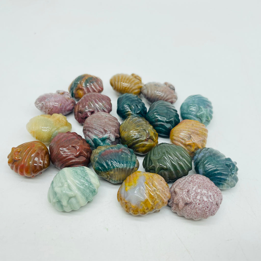 Ocean Jasper Shell Carving Wholesale -Wholesale Crystals