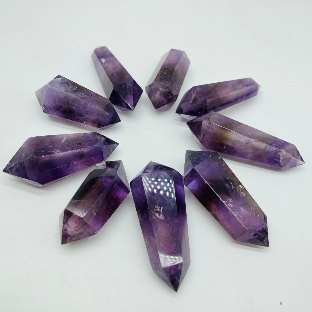 Deep Purple Amethyst Double Point Tower Wholesale -Wholesale Crystals