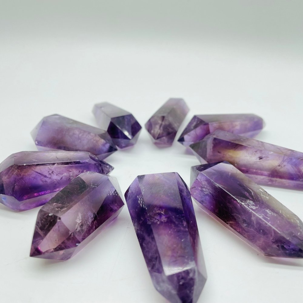 Deep Purple Amethyst Double Point Tower Wholesale -Wholesale Crystals