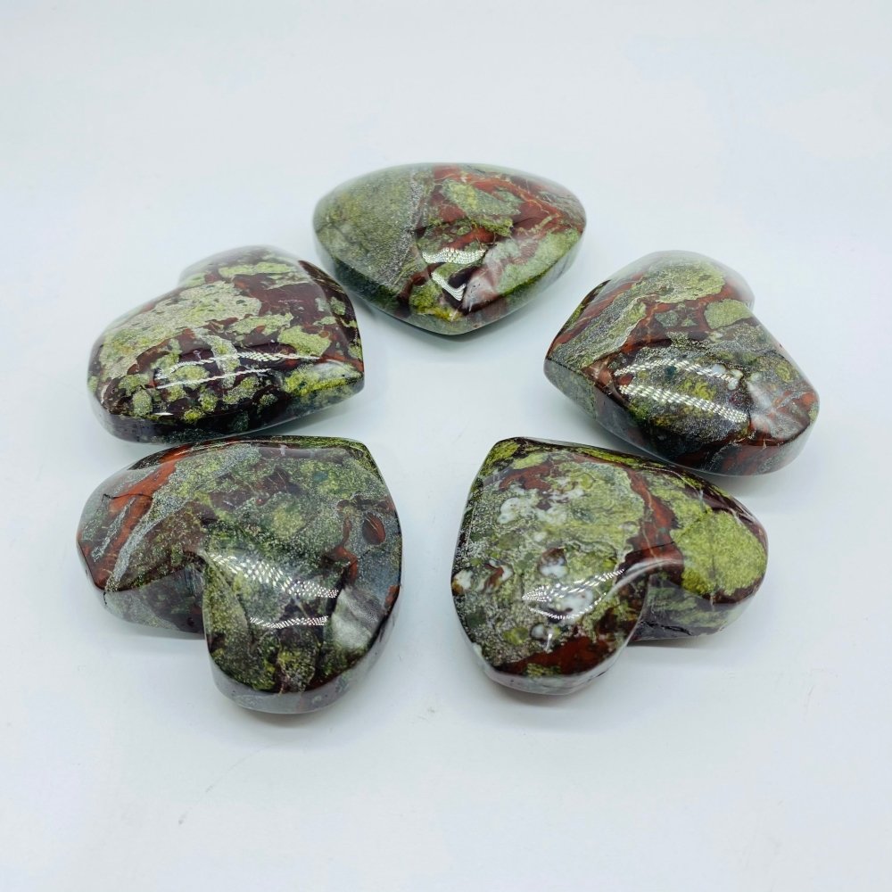 Dragon Blood Stone Large Heart Crystal Wholesale -Wholesale Crystals