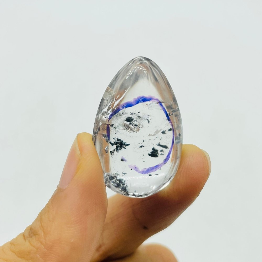High Quality Teardrop Shape Enhydro Quartz Pendant DIY -Wholesale Crystals