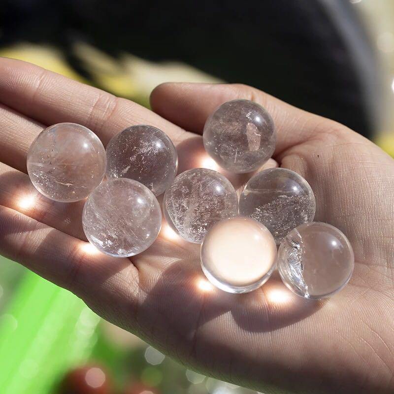 clear quartz sphere -Wholesale Crystals