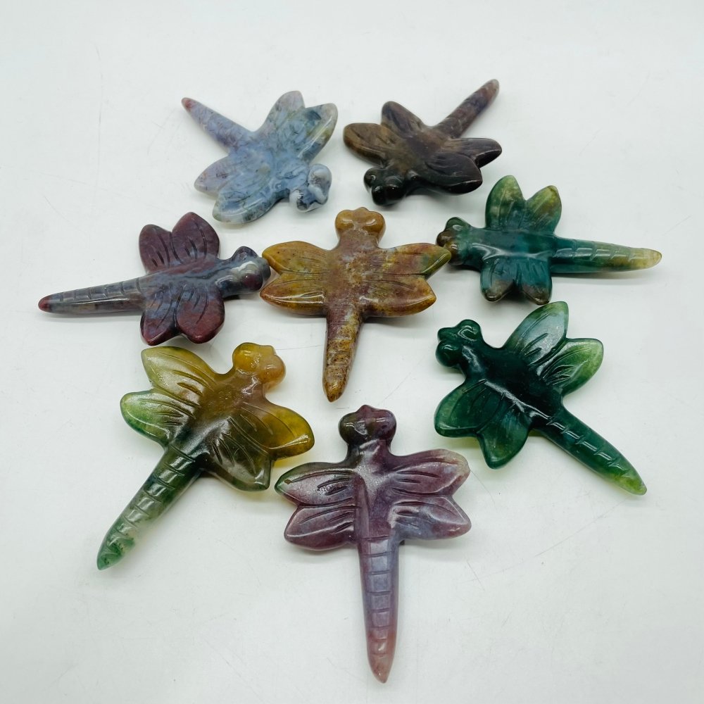 Ocean Jasper Dragonfly Carving Wholesale -Wholesale Crystals