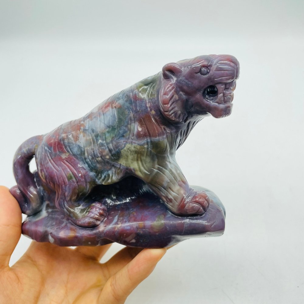 Beautiful High Quality Ocean Jasper Leopard Panther Carving -Wholesale Crystals