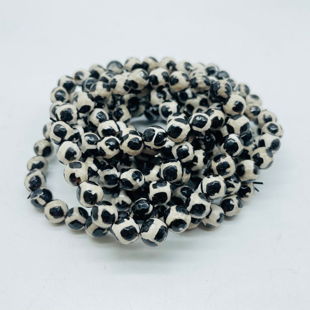 Faceted Tibetan Agate Natural Stone Bracelet Wholesale -Wholesale Crystals