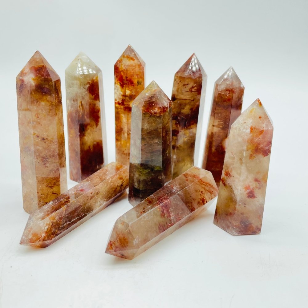 Fire Quartz Tower Point Wholesale -Wholesale Crystals