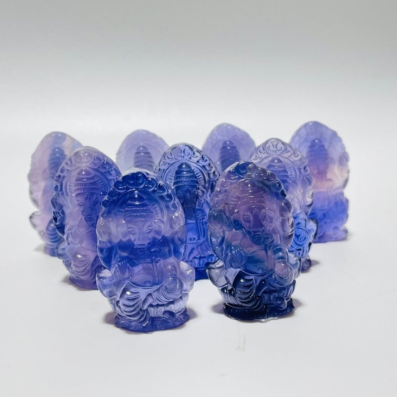 Fluorite Ganesha Carving Wholesale -Wholesale Crystals