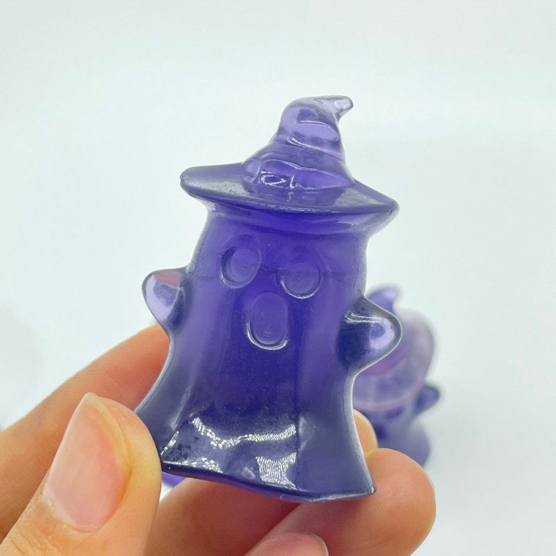 Fluorite Ghost Carving Halloween Crystals Wholesale -Wholesale Crystals