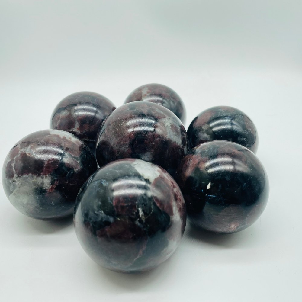 Garnet Mixed Astrophyllite Sphere Ball Wholesale -Wholesale Crystals