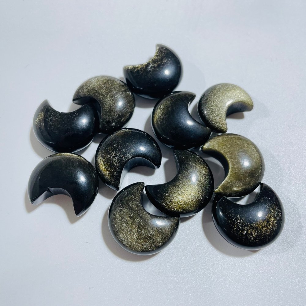 Gold Sheen Obsidian Moon&Star Wholesale -Wholesale Crystals