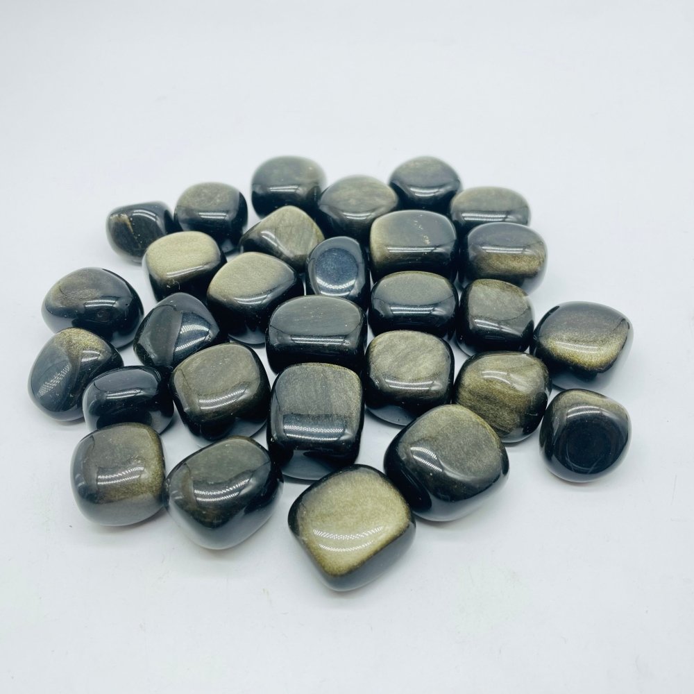 Gold Sheen Obsidian Tumbled Wholesale -Wholesale Crystals