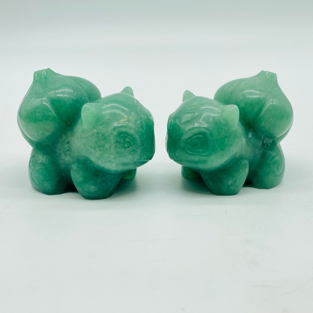 Green Aventurine Bulbasaur (Pokemon) Carving Wholesale -Wholesale Crystals