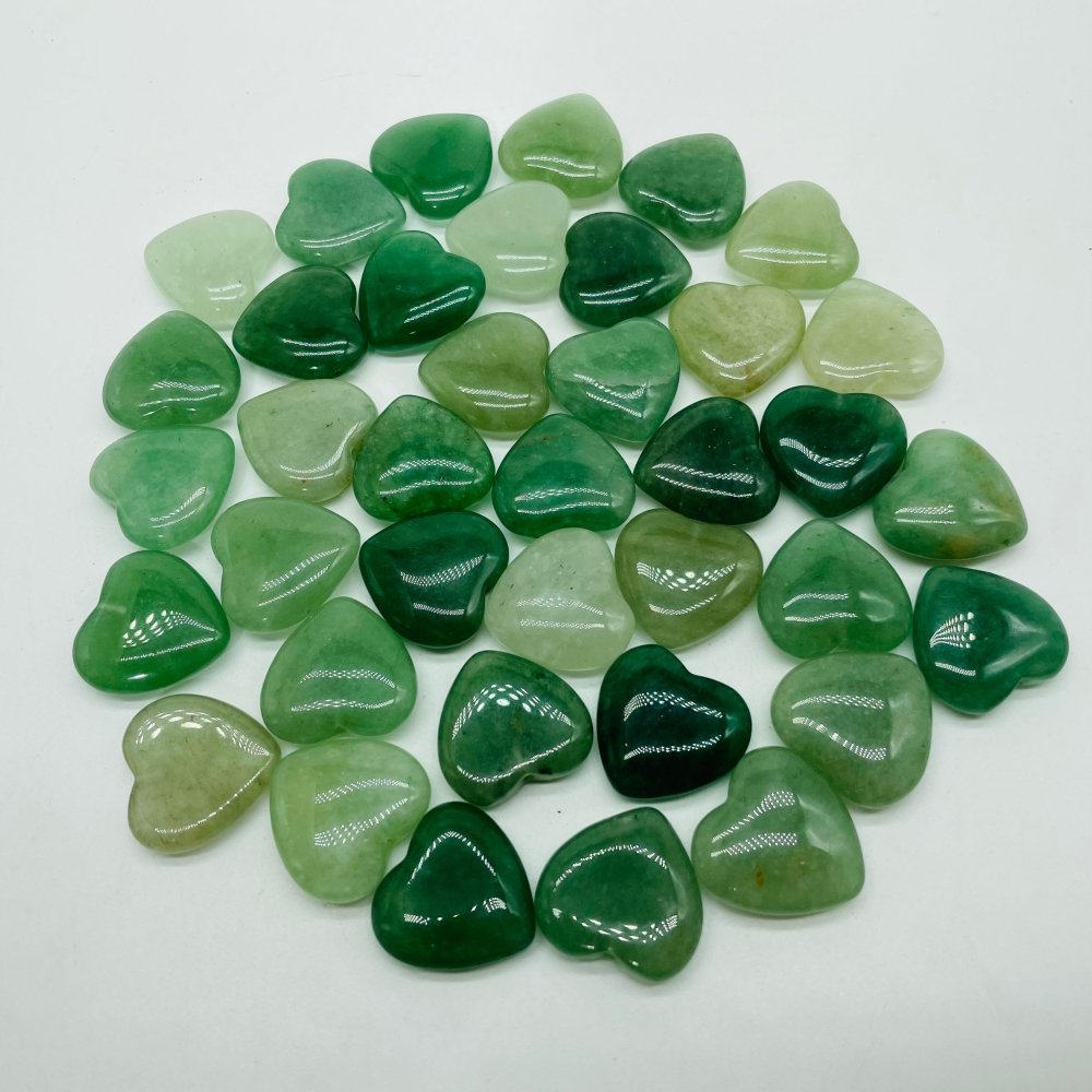 Green Aventurine Heart Stone DIY Pendants Wholesale -Wholesale Crystals