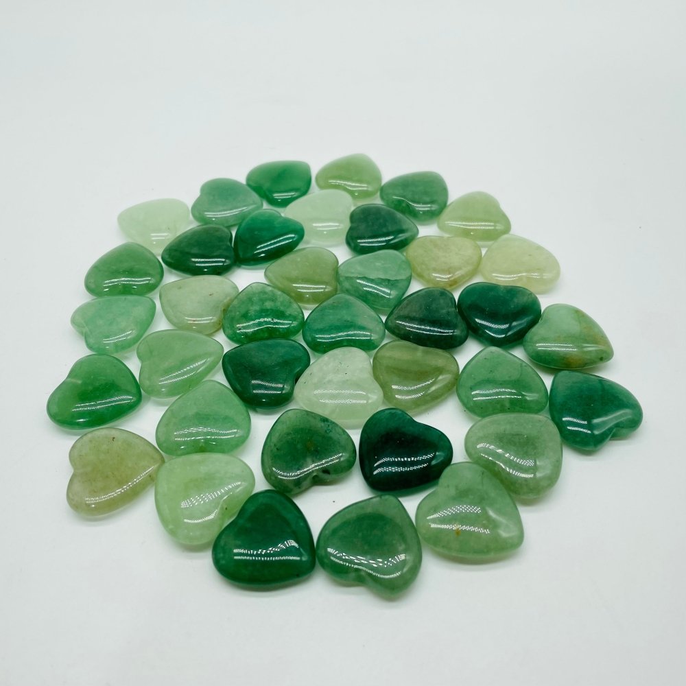 Green Aventurine Heart Stone DIY Pendants Wholesale -Wholesale Crystals