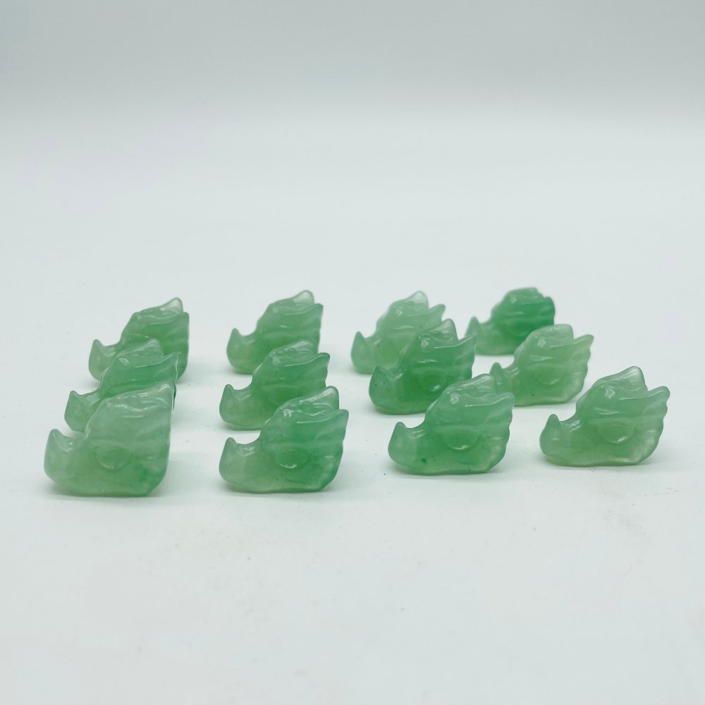 Green Aventurine Mini Dragon Head Carving Wholesale -Wholesale Crystals