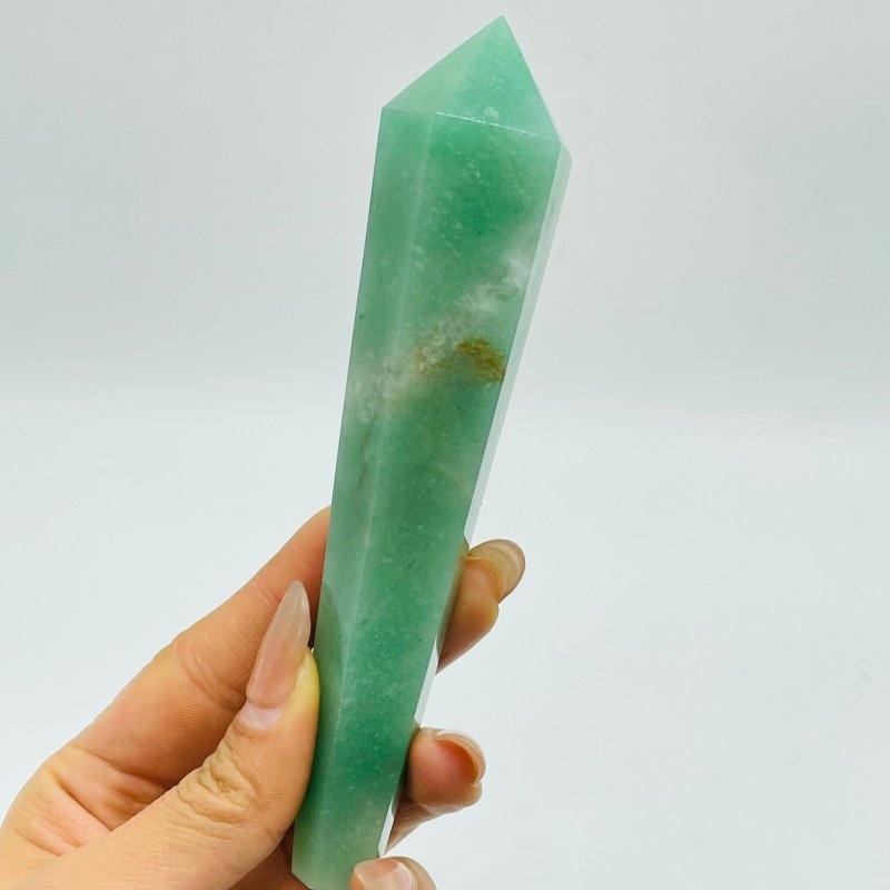 Green Aventurine Point Scepter Magic Wand Wholesale -Wholesale Crystals