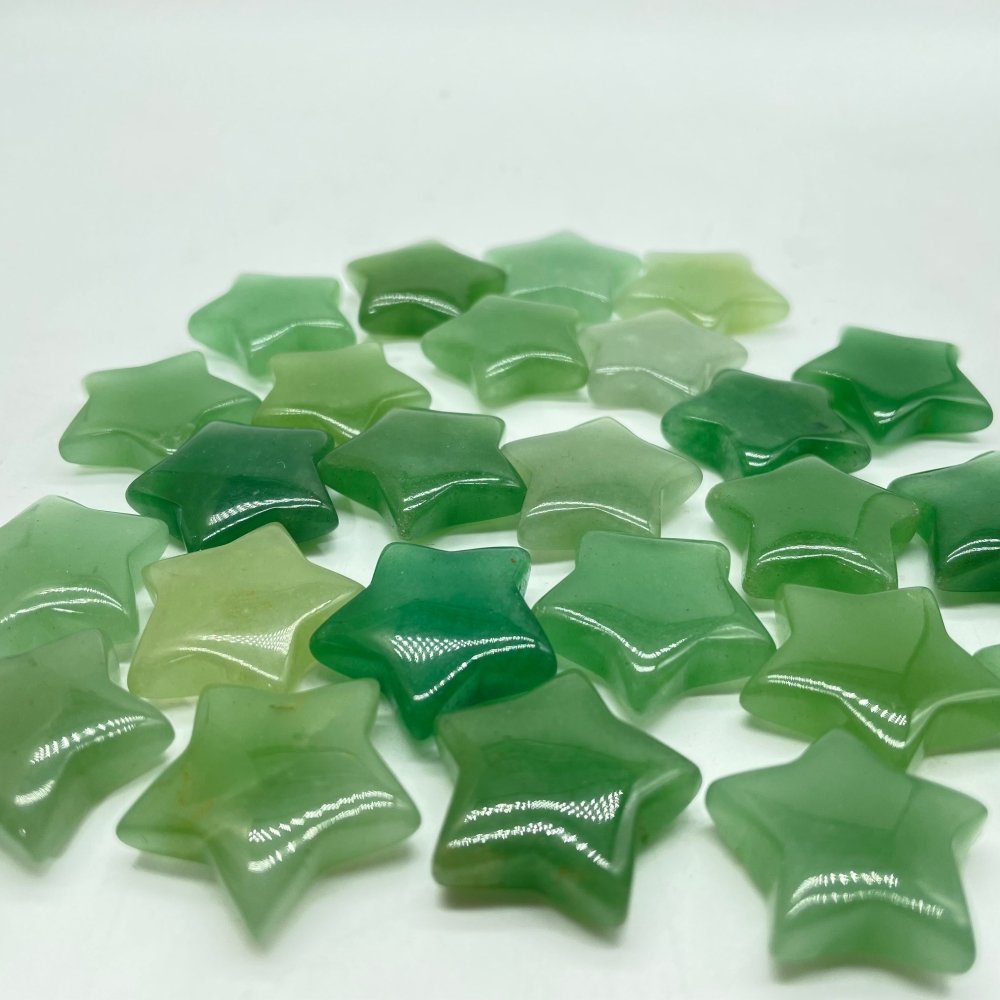 Green Aventurine Stars 1in(2.5cm) Wholesale -Wholesale Crystals