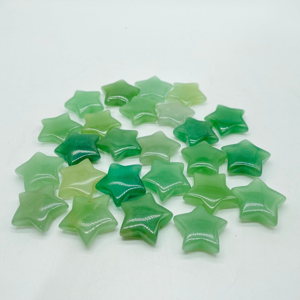 Green Aventurine Stars 1in(2.5cm) Wholesale -Wholesale Crystals