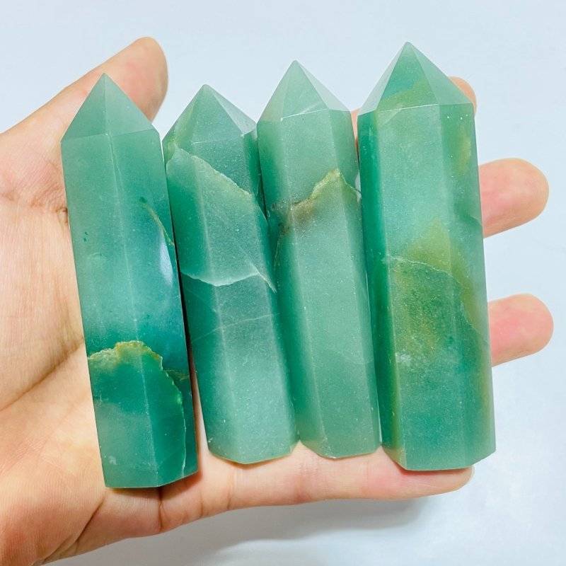 Green Aventurine Stone Points Wholesale Clearance -Wholesale Crystals