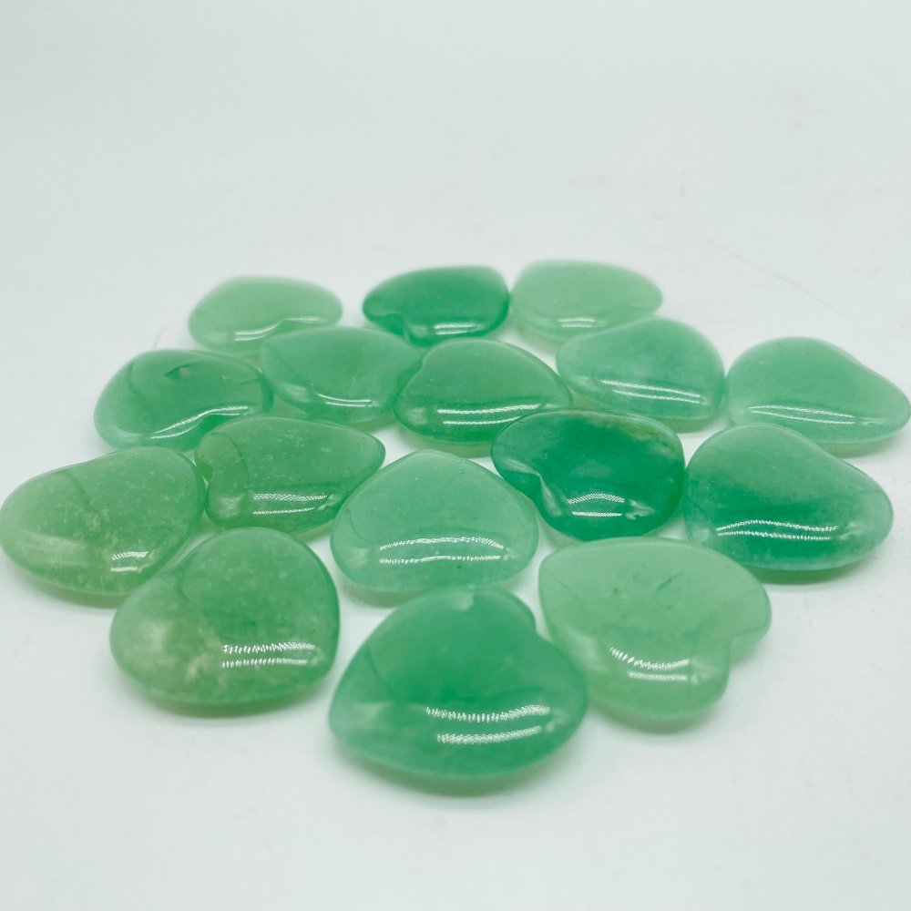 Green & Blue Aventurine Heart DIY Pendant Wholesale -Wholesale Crystals