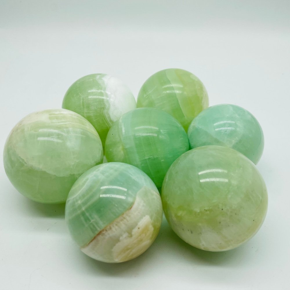 Green Calcite Spheres Ball Crystal Wholesale -Wholesale Crystals