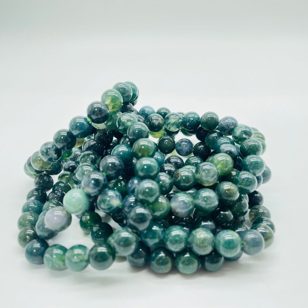 Green Moss Agate Bracelet Wholesale -Wholesale Crystals