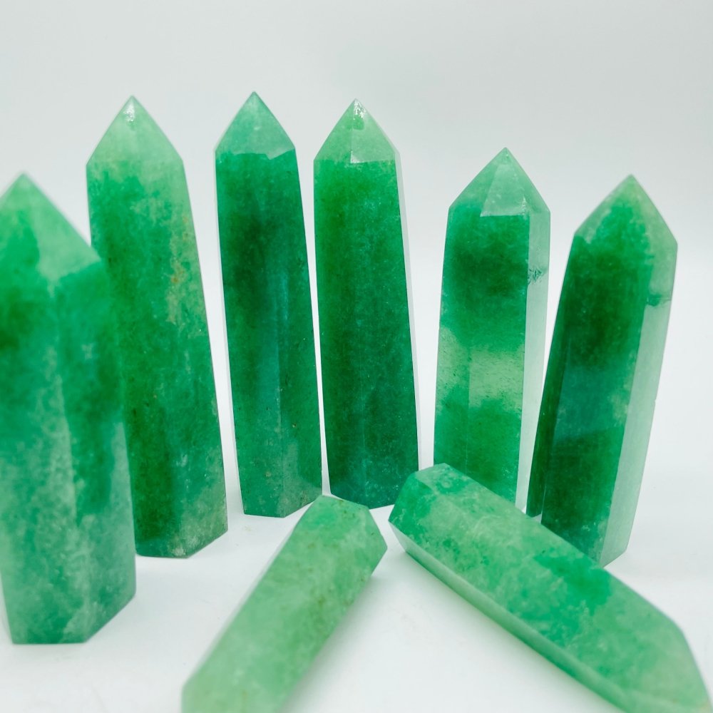 Green Strawberry Quartz Tower Points Crystal Wholesale -Wholesale Crystals