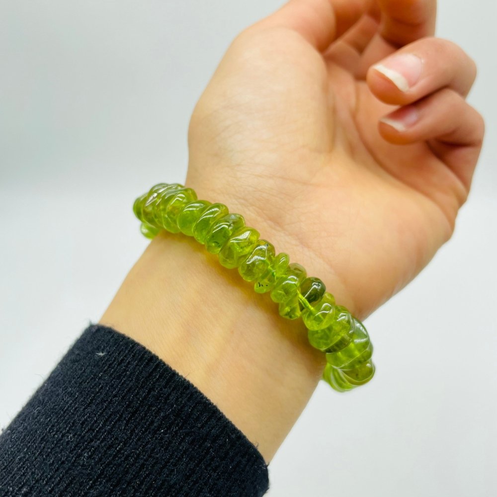 High Grade Peridot Bracelet (HGUB13) -Wholesale Crystals