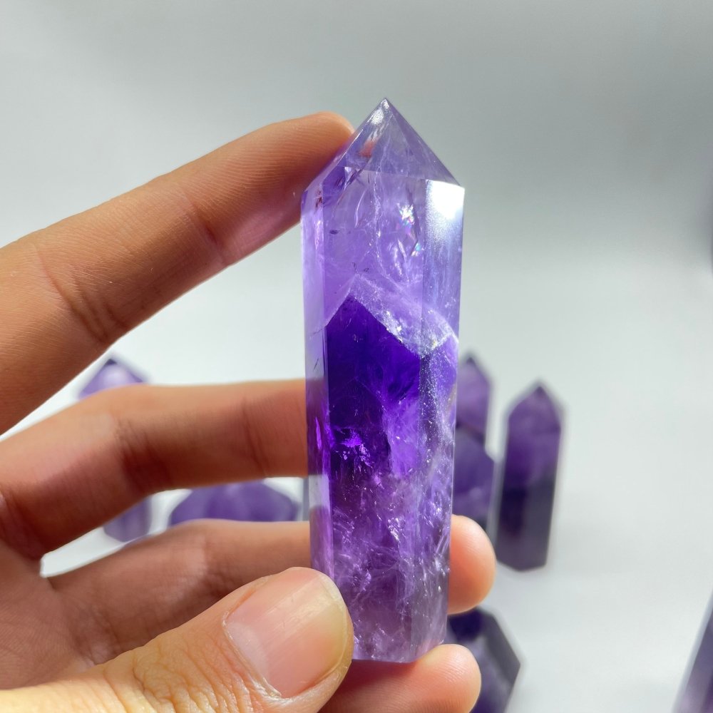 High Quality Amethyst Phantom Mountain Tower Points Wholesale -Wholesale Crystals