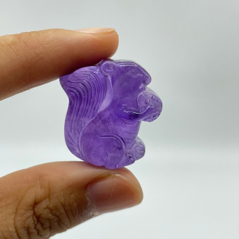 High Quality Amethyst Squirrel Carving Wholesale -Wholesale Crystals