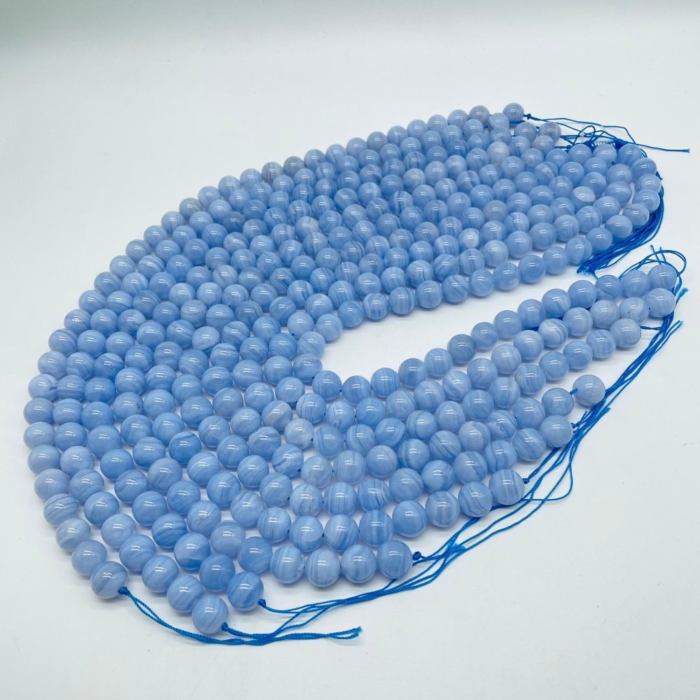 High Quality Blue Lace Agate Bracelet Strand Beads Wholesale -Wholesale Crystals