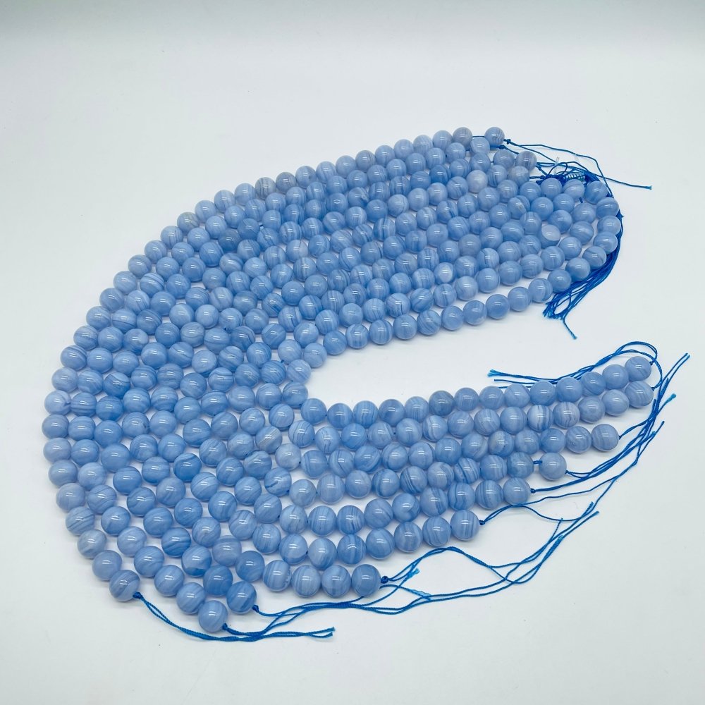 High Quality Blue Lace Agate Bracelet Strand Beads Wholesale -Wholesale Crystals