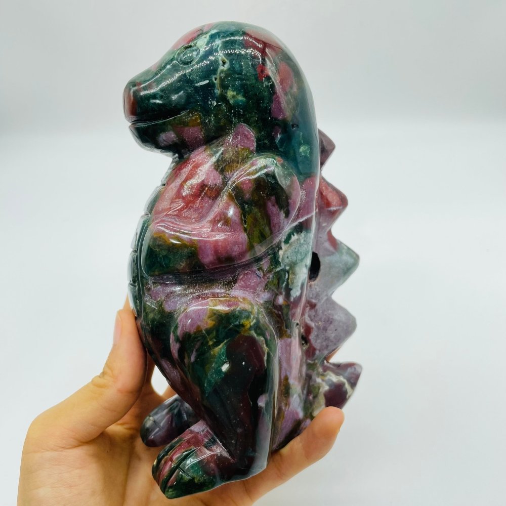 High Quality Colorful Ocean Jasper Baby Dinosaur Carving -Wholesale Crystals