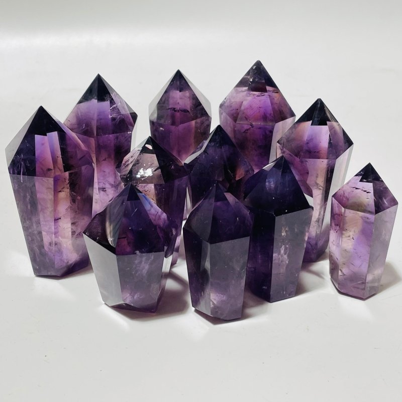 High Quality Deep Purple Amethyst Point Wholesale - Wholesale Crystals