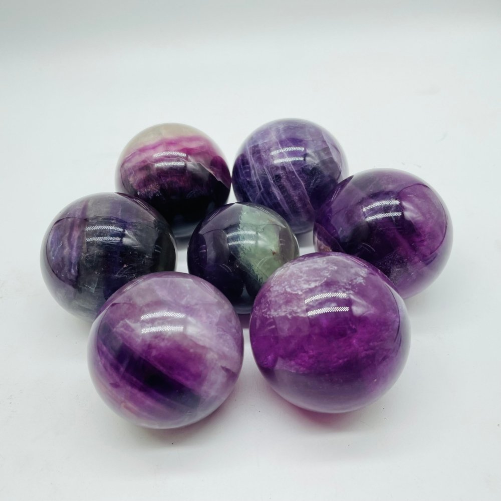 High Quality Deep Purple Fluorite Spheres Ball Wholesale -Wholesale Crystals