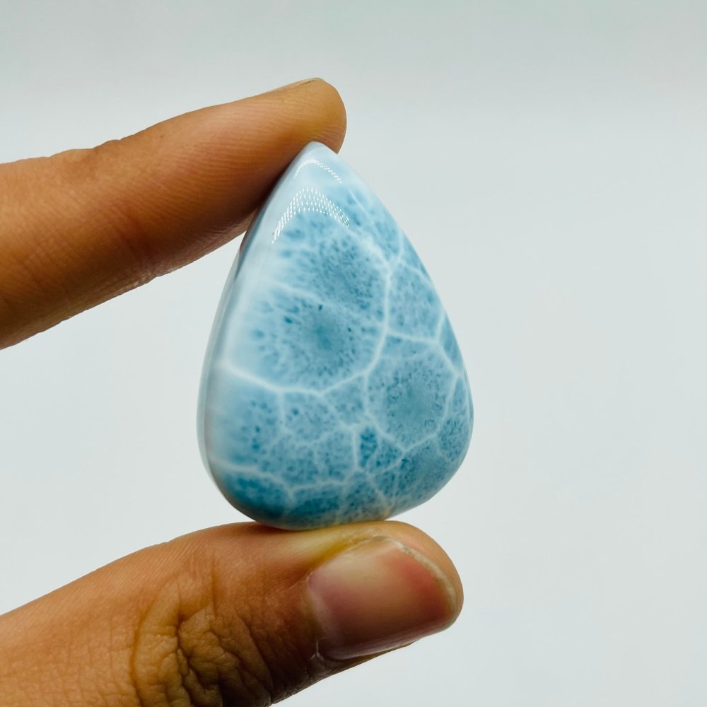 High Quality Dominican Republic Larimar Waterdrop Shape Diy Pendant -Wholesale Crystals